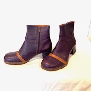 ART Company Purple Ankle Boots